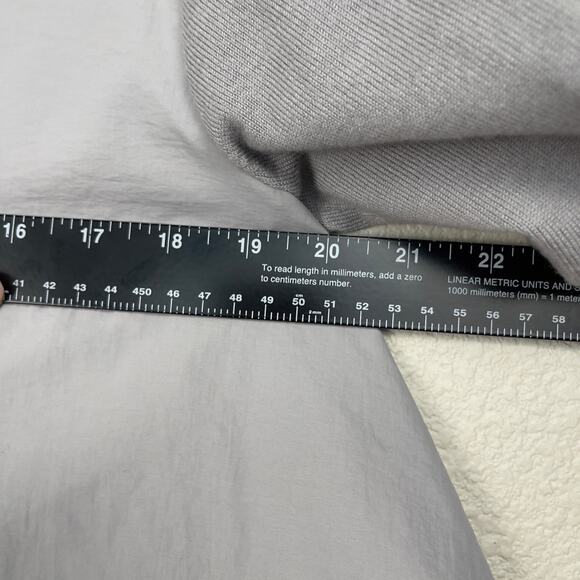 Lanvin En Bleu Mixed Media Cardigan Gray IT 38 Asymmetrical Lagenlook - Picture 11 of 13